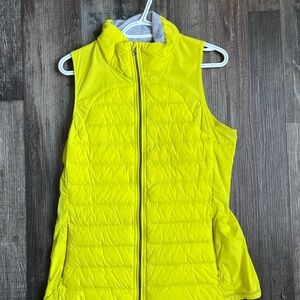 Lululemon Athletica Bright Yellow Puffer Vest